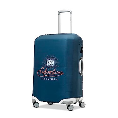 Samsonite Printed Luggage Cover Adventure Begins Medium
