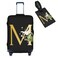 Tuizumy Decorative M Suitcase Protectors Elastic Washable Luggage Covers With Concealed Zippers For 1832 Inch Luggage Size M Fits 2224 Inch