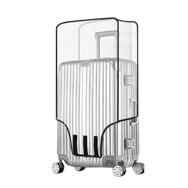 Yopolaz Clear Suitcase Cover 20 22 24 26 28 30 Inch Suitcase Covers PVC Waterproof Luggage Cover Top and Side Handle Gap Suitcase Protector 28 Inch
