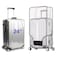 FABULWAY Clear PVC Suitcase Cover Protectors Transparent Luggage Cover Waterproof Wheeled Suitcase Dust Covers Dustproof Travel Luggage Sleeve Protector 24