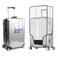 FABULWAY Clear PVC Suitcase Cover Protectors Transparent Luggage Covers Waterproof Wheeled Suitcase Dust Cover Dustproof Travel Luggage Sleeve Protector 22