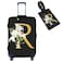 Tuizumy Decorative R Suitcase Protectors Elastic Washable Luggage Covers With Concealed Zippers For 1832 Inch Luggage Size S Fits 1821 Inch