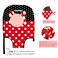 hswosnas Luggage Cover Approved Travel Suitcase Protector Cute Dots Bow Elastic Washable Baggage Covers for 1820 inch LuggageM