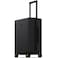 LEVEL8 Carry on Luggage Airline Approved Small Carryon Suitcases with Wheels Lightweight Hardside Luminous Textured with Spinner Wheel Tsa Lock 18 Inch Black