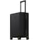 LEVEL8 Carry on Luggage Airline Approved Small Carryon Suitcases with Wheels Lightweight Hardside Luminous Textured with Spinner Wheel Tsa Lock 18 Inch Black