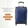 Eagle Creek Expanse 4Wheel 22 CarryOn Luggage Rolling FourWheel CarryOn Luggage for Easy Travel Lockable Zippers Expandable Main Compartment Telescoping Handles Pilot Blue