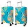 PtRug Travel Luggage Cover Suitcase Protector Fits 1832 Inch Wheel Covers PatternedTravel Related Items Flower Luggage Protector Elastic S