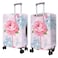 PtRug Travel Luggage Cover Suitcase Protector Fits 1832 Inch Wheel Covers PatternedTravel Related Items Flower Luggage Protector Elastic XL