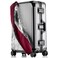 Linpr Transparent PVC Suitcase Cover No Disassembly Required Clear Luggage Cover Waterproof Travel Wrap Luggage Protectors 28 Red