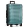 U.S. Traveler US Traveler Boren Expandable Hardside Rugged Travel Luggage with 8 Spinner Wheels Teal CheckedMedium 26Inch