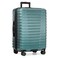 U.S. Traveler US Traveler Boren Expandable Hardside Rugged Travel Luggage with 8 Spinner Wheels Teal CheckedMedium 26Inch