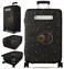 Slohif Luggage Cover for Suitcase Tsa Approved Protector Luggage Sleeve Large Suit Case Cover Travel Stretch Baggage Case Protective Washable Fit 2830 Inch Sun L