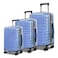 JZRSuitcase 3 piece Clear Luggage Cover for Suitcase Tsa Approved Thicken PVC Plastic Suitcase Protector Cover for Baggage Travel Waterproof 20 24 28 inch