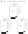 JZRSuitcase 3 piece Clear Luggage Cover for Suitcase Tsa Approved Thicken PVC Plastic Suitcase Protector Cover for Baggage Travel Waterproof 20 24 28 inch