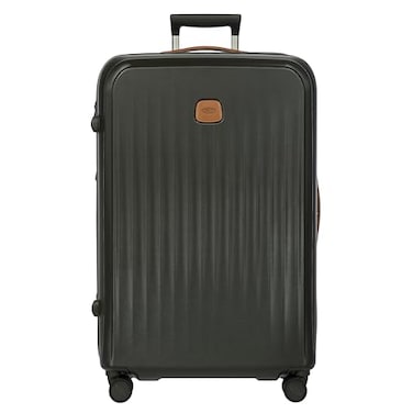 Bric's Brics Taormina UltraLight Checked Luggage Expandable Hard Shell Suitcase with TSA Lock AntiTamper Zippers 360 Spinner Mobility Wheels 30 Inch Olive