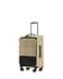 ANTLER Soft Stripe Carry On Luggage 22x14x9 Airline Approved Cabin Suitcase with Expander Adjustable Handle 4 Spinner Wheels Lightweight TSA Lock Recycled Polyester Luggage Sand Yellow