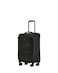 ANTLER Soft Stripe Carry On Luggage 22x14x9 Airline Approved Cabin Suitcase with Expander Adjustable Handle 4 Spinner Wheels Lightweight TSA Lock Recycled Polyester Luggage Black