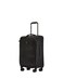 ANTLER Soft Stripe Carry On Luggage 22x14x9 Airline Approved Cabin Suitcase with Expander Adjustable Handle 4 Spinner Wheels Lightweight TSA Lock Recycled Polyester Luggage Black