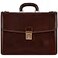 Time Resistance Leather Briefcase Italian Handmade Leather Laptop Bag Handbag for Men Professional Computer Case Brown