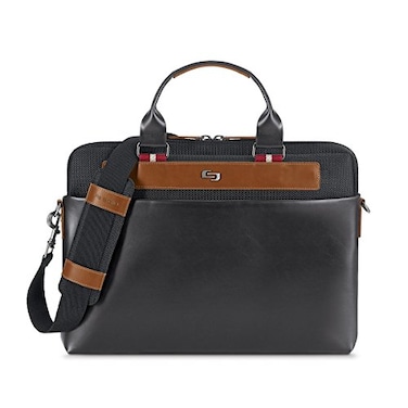 Solo New York Southhampton 156 Inch Laptop Slim Brief Briefcase Black One Size