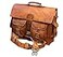 VC VINTAGE COUTURE Genuine Leather Vintage Laptop Messenger Handmade Briefcase Bag Satchel By Vintage Couture