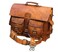 VC VINTAGE COUTURE Genuine Leather Vintage Laptop Messenger Handmade Briefcase Bag Satchel By Vintage Couture