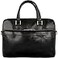 Time Resistance Leather Briefcase Italian Handmade Leather Laptop Bag Work Bag for Men and Women Computer Briefcase