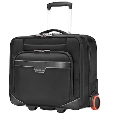 EVERKI Journey 16Inch Laptop Trolley Rolling Briefcase for Business Professionals TravelFriendly CarryOn Laptop Bag Lightweight Office Bag with Wheels Roller Laptop Briefcase Black EKB440
