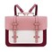ECOSUSI Laptop Bag for Women Vegan Leather Messenger Purse Fashion Briefcase Backpack 156 inch Computer Satchel Handbag