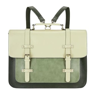 ECOSUSI Laptop Bag for Women Vegan Leather Messenger Purse Fashion Briefcase Backpack 156 inch Computer Satchel Handbag