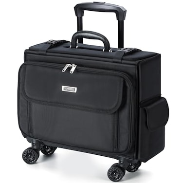 Tonyeee Rolling Laptop Bag 156 Inch Ballistic Nylon Wheeled Briefcase for Men Women Professional Rolling Work Bag Underseat Carry On Business Case 360 Spinner Wheels Accordion File Office Bag