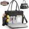 EIMMBD Teacher Tote Bag for Women Large Laptop Bags for Work Nursing Professional Computer Messenger Bag for Office Travel Business Black