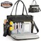 EIMMBD Teacher Tote Bag for Women Large Laptop Bags for Work Nursing Professional Computer Messenger Bag for Office Travel Business Black