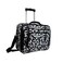 World Traveler Rolling 17Inch Laptop Briefcase Computer Case Black Trim Damask