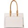 BOSTANTEN Leather Briefcase for Women Vintage 156 inch Laptop Bag Business Shoulder Handbag Beige