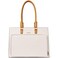 BOSTANTEN Leather Briefcase for Women Vintage 156 inch Laptop Bag Business Shoulder Handbag Beige