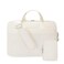 Bosidu Laptop Briefcase for Women 156 Inch Waterproof Laptop Work Bag with Clutch Purse Computer Messenger Bag with Strap Large Capacity Business Work Travel College Bag White