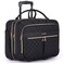 BAGSMART Rolling Laptop Bag Women 173Inch Quilted Briefcase on Wheels Computer Case for Business Travel Work