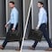 Bosidu Leather Briefcase for Men 156 Inch Business Laptop Bag Water Resistant Vintage Messenger Bag Black