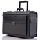 HAMMER ANVIL 19 Wheeled Briefcase Rolling Case Sales Sample Pilot Lawyer Attache Black Ballistic Nylon