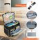 ORKELS Rolling Teacher Bag with Detachable Trolley Wheeled Teacher Tote for 173 Laptop Books Supplies Spacious Durable with Easy Maneuverability Black