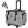 INSMEER Rolling Teacher Bag with Wheels Padded Laptop Compartment for up to 156 Inches Laptop Wheeled Teacher Tote Bag with Insulated Lunch Bag Gift for Teaching Office Nursing