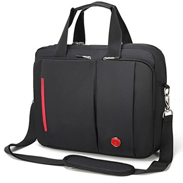 Omnpak 156 inch Laptop Briefcase with Combination LockAnti Theft Notary Bag Locking Laptop Bag WaterRepellent Shoulder Messenger Bag for Men Women