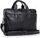 Komal's Passion Leather Leather briefcase 18 Inch Laptop Messenger Bags for Men and Women Best Office briefcase Satchel Bag Black