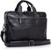 Komal's Passion Leather Leather briefcase 18 Inch Laptop Messenger Bags for Men and Women Best Office briefcase Satchel Bag Black