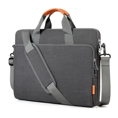 bagasin 17 173 18 inch Laptop Computer PC Shoulder Bag Carrying Case WaterRepellent Fabric Briefcase Lightweight Toploader Business Casual or School