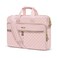 MOSISO 1516 inch Laptop Bag Laptop Briefcase Messenger Compatible with MacBook Pro 16Air 15 HP Dell Lenovo Square Quilted Computer Bag Work Office Business with 3 PocketsStrap Pink