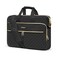 MOSISO 1516 inch Laptop Bag Laptop Briefcase Messenger Compatible with MacBook Pro 16Air 15 HP Dell Lenovo Square Quilted Computer Bag Work Office Business with 3 PocketsStrap Black