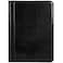 Time Resistance Leather Portfolio A4 Document Folder Italian Handcrafted Padfolio Organizer Black Gift Box Included