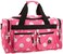 Rockland 19 Polyester Duffel Bag Pink Dot